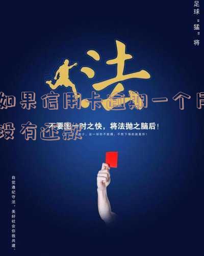 2021年信用卡逾期一个月：影响及解决方法